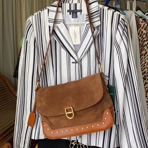 Suede shoulder bag!!!!   Large size!